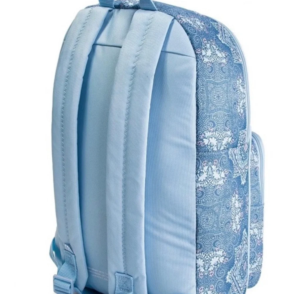 Adidas Basic Backpack book school bag new blue Tapestry Women’s Girls - Picture 13 of 13